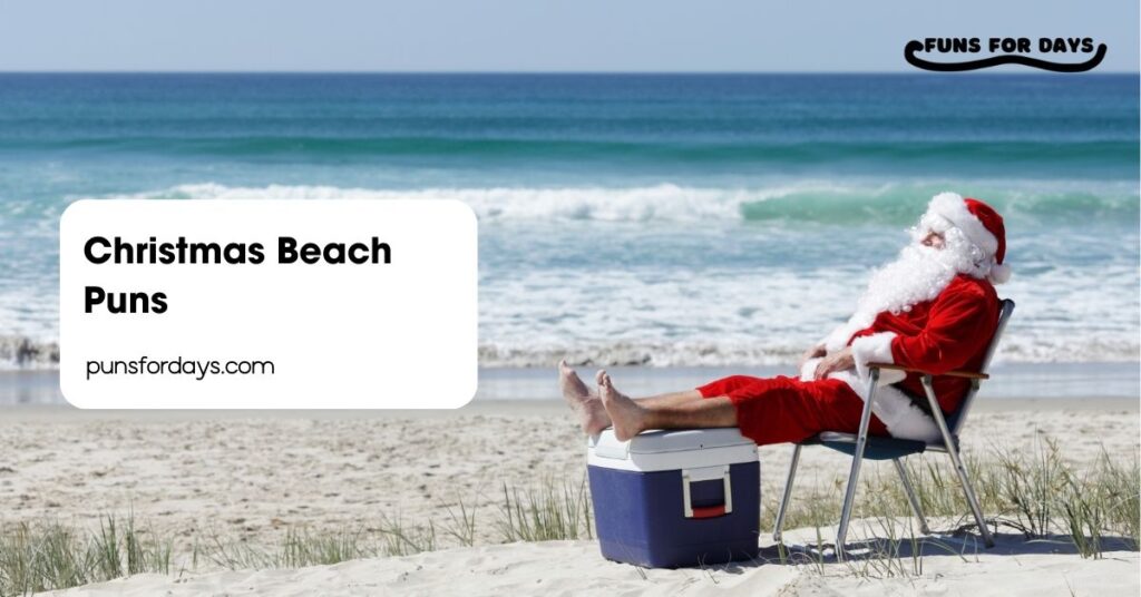 Christmas Beach Puns