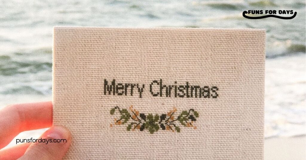 50 Hilarious Christmas Beach Puns to Make Your Holiday Break Extra Fun 2 Creative Puns for Christmas Beach Cards