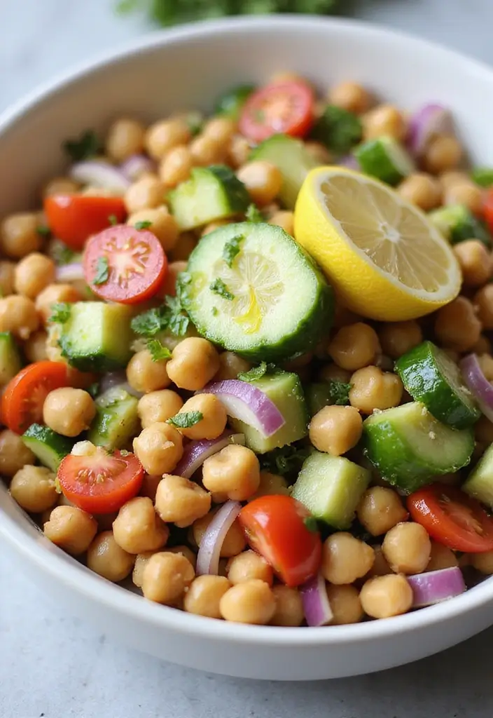 25 Fresh And Healthy Indian Veg Salad Recipes Youll Love 2. Chickpea Salad