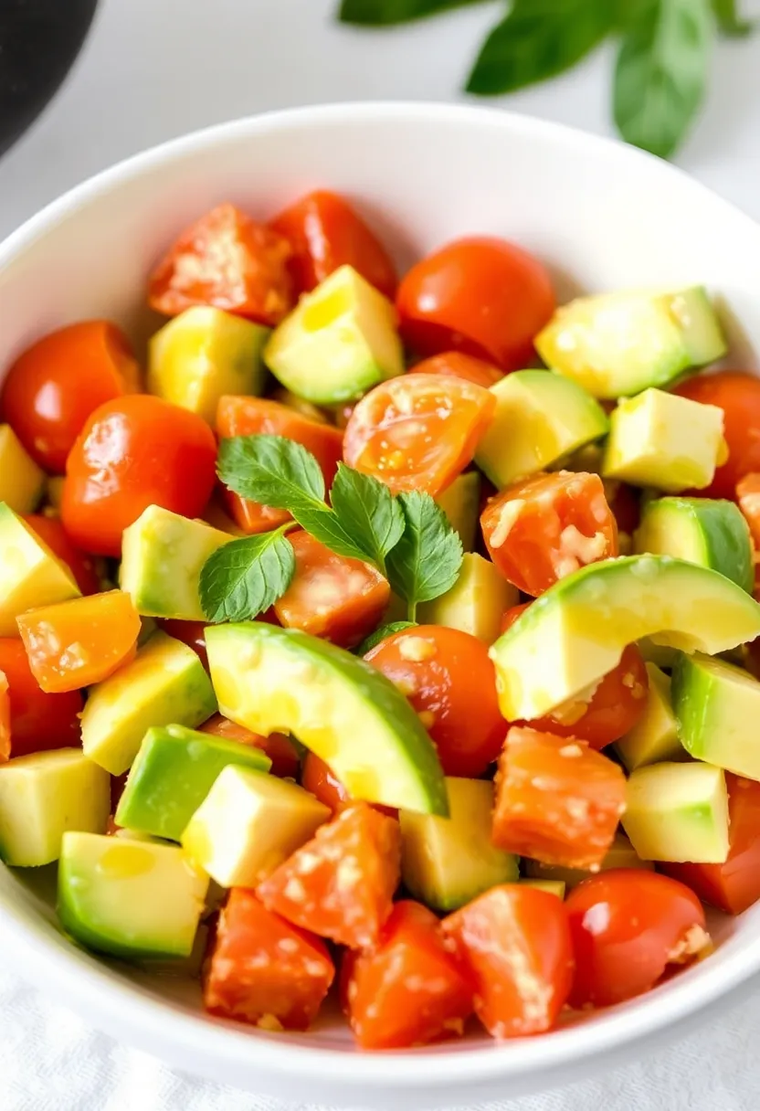 25 Fresh And Healthy Indian Veg Salad Recipes Youll Love 20. Avocado and Tomato Salad