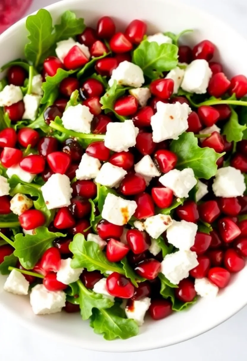25 Fresh And Healthy Indian Veg Salad Recipes Youll Love 25. Pomegranate and Feta Salad