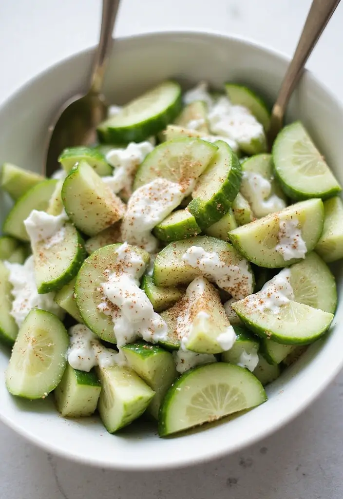 25 Fresh And Healthy Indian Veg Salad Recipes Youll Love 7. Cucumber and Yogurt Salad