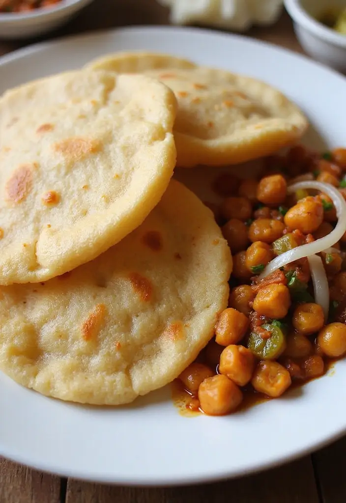 25 Gluten Free Indian Recipes That Don’t Feel Restrictive 4 25 Gluten Free Indian Recipes That Don’t Feel Restrictive - 4. Crispy Gluten Free Chole Bhature