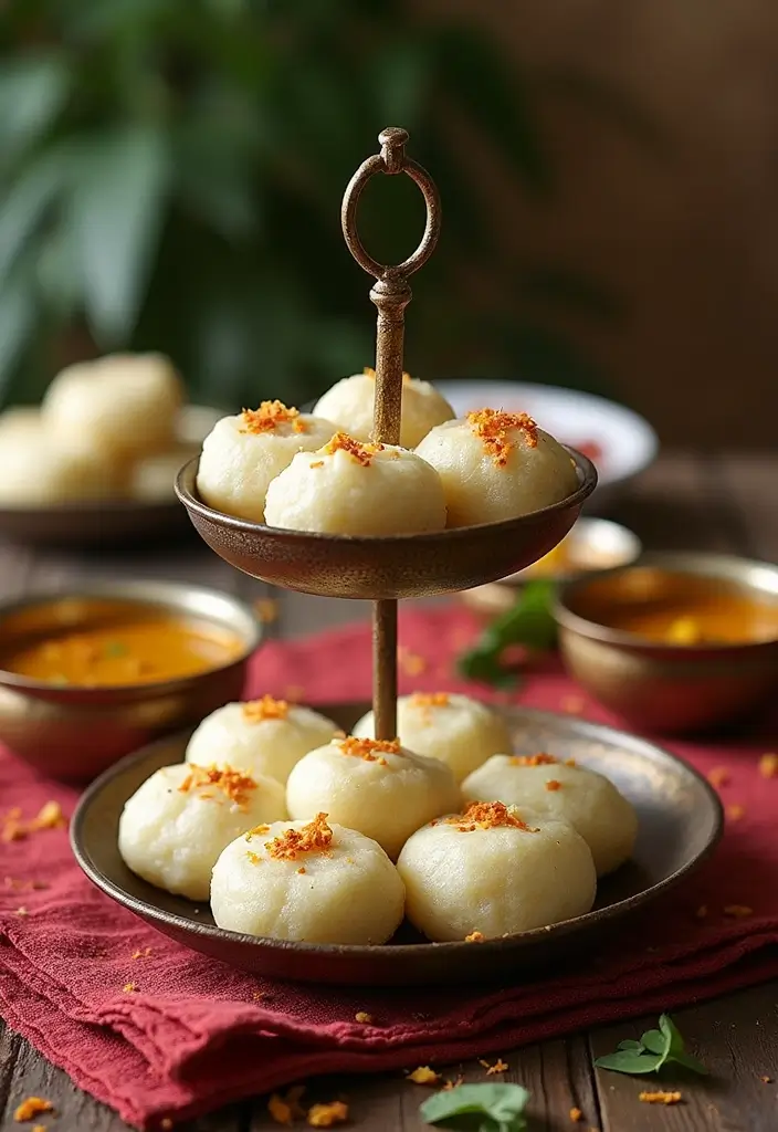 25 Healthy Indian Breakfast Recipes To Fuel Your Day 5 25 Healthy Indian Breakfast Recipes To Fuel Your Day - 5. Idli: Steamed Rice & Lentil Cakes