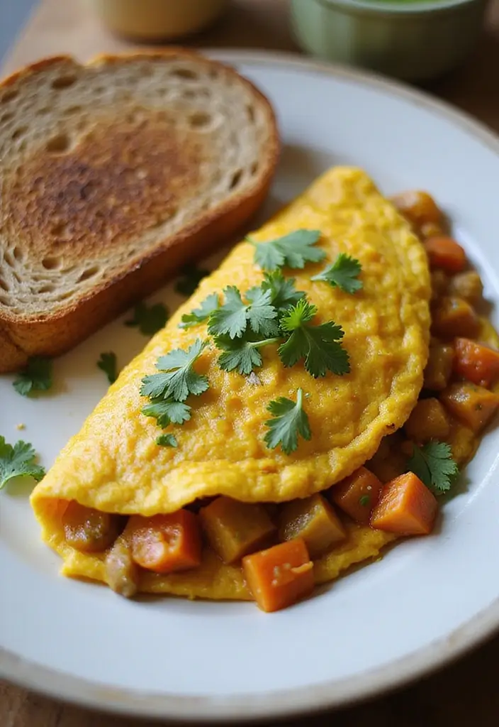 25 Indian Egg Breakfast Recipes You’ll Want Every Morning 1 25 Indian Egg Breakfast Recipes You’ll Want Every Morning - 1. Masala Omelette