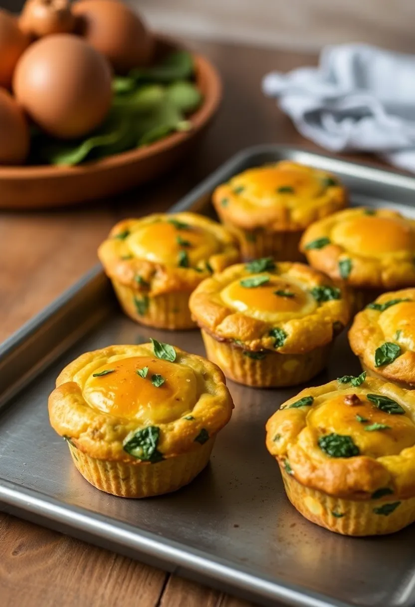 25 Indian Egg Breakfast Recipes You’ll Want Every Morning 18 25 Indian Egg Breakfast Recipes You’ll Want Every Morning - 18. Egg and Spinach Breakfast Muffins