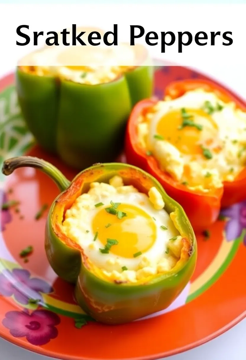 25 Indian Egg Breakfast Recipes You’ll Want Every Morning 23 25 Indian Egg Breakfast Recipes You’ll Want Every Morning - 23. Egg and Cheese Stuffed Bell Peppers