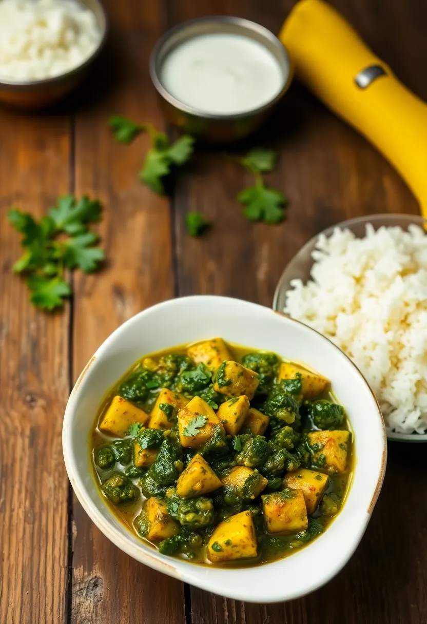 25 Indian Potato Side Dish Recipes That Steal The Show 13 25 Indian Potato Side Dish Recipes That Steal The Show - 13. Aloo Palak: Potatoes and Spinach Combo
