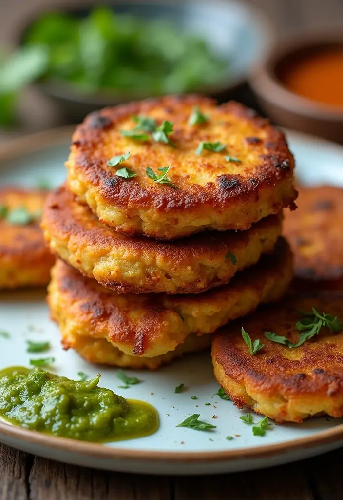 25 Indian Potato Side Dish Recipes That Steal The Show 2 25 Indian Potato Side Dish Recipes That Steal The Show - 2. Spicy Aloo Tikki: Crispy Potato Patties