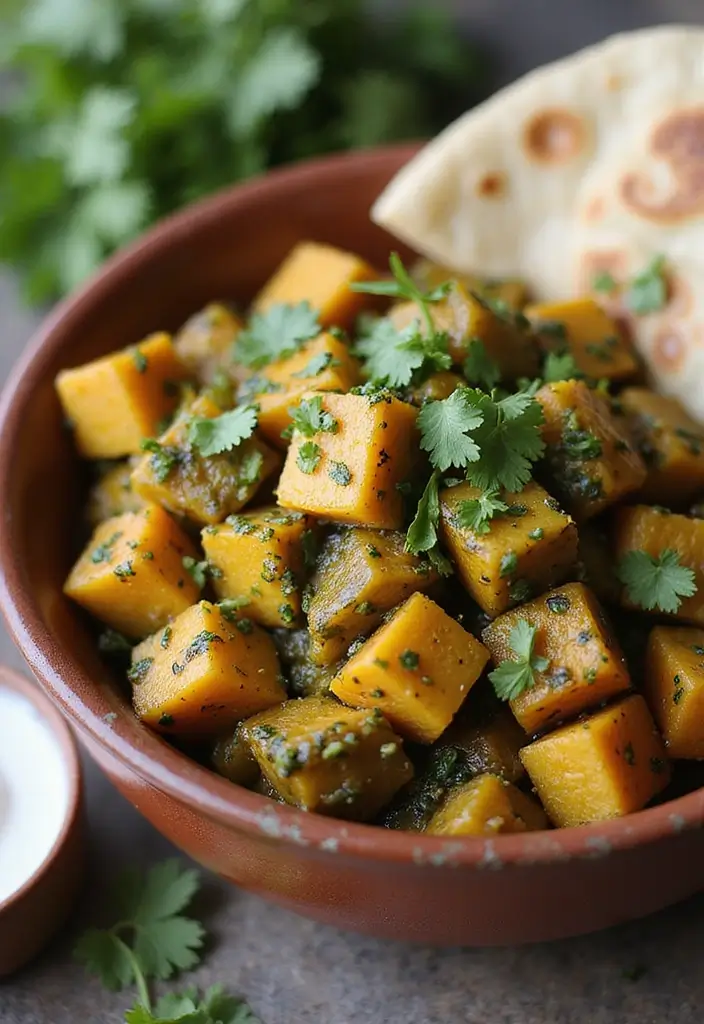 25 Indian Potato Side Dish Recipes That Steal The Show 4 25 Indian Potato Side Dish Recipes That Steal The Show - 4. Aloo Methi: Potatoes with Fenugreek