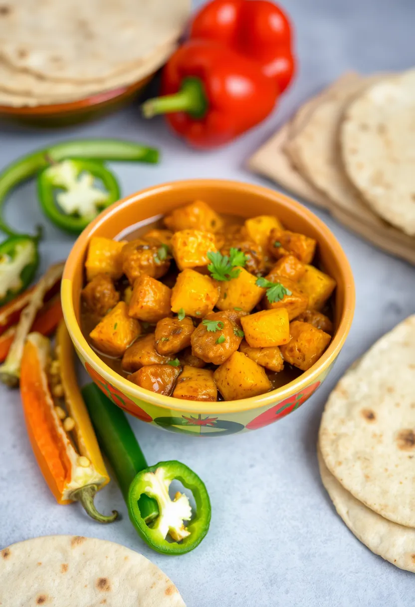25 Indian Potato Side Dish Recipes That Steal The Show 5 25 Indian Potato Side Dish Recipes That Steal The Show - 5. Aloo Shimla Mirch: Potatoes & Bell Peppers
