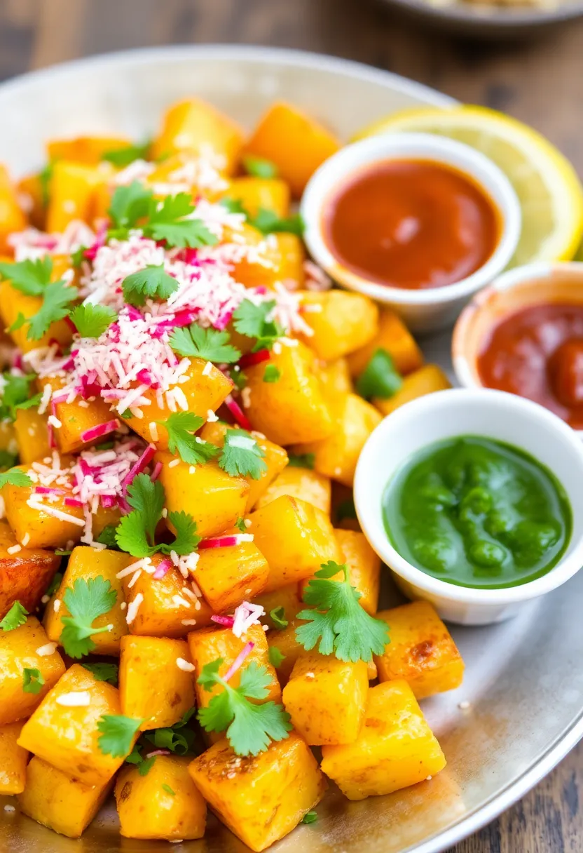 25 Indian Potato Side Dish Recipes That Steal The Show 7 25 Indian Potato Side Dish Recipes That Steal The Show - 7. Aloo Chaat: Tangy Potato Delights
