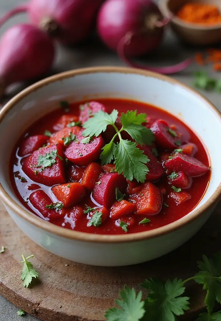 25 Indian Vegetarian Curry Recipes That Warm The Soul 20. Beetroot Curry