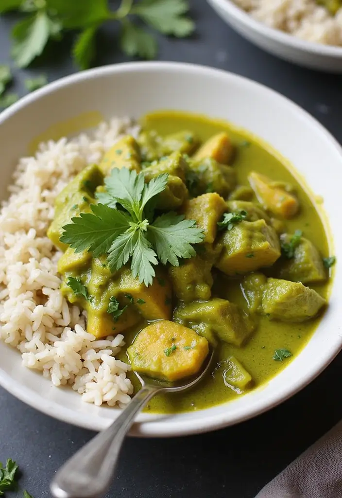 25 Indian Vegetarian Curry Recipes That Warm The Soul 22. Vegan Thai Green Curry
