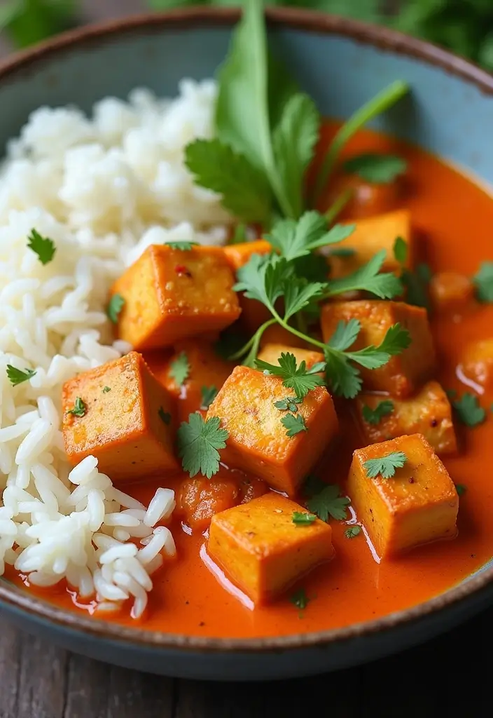 25 Indian Vegetarian Curry Recipes That Warm The Soul 25. Thai Red Curry with Tofu
