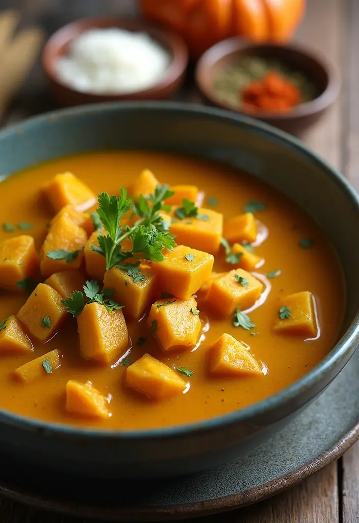25 Indian Vegetarian Curry Recipes That Warm The Soul 8. Pumpkin Curry