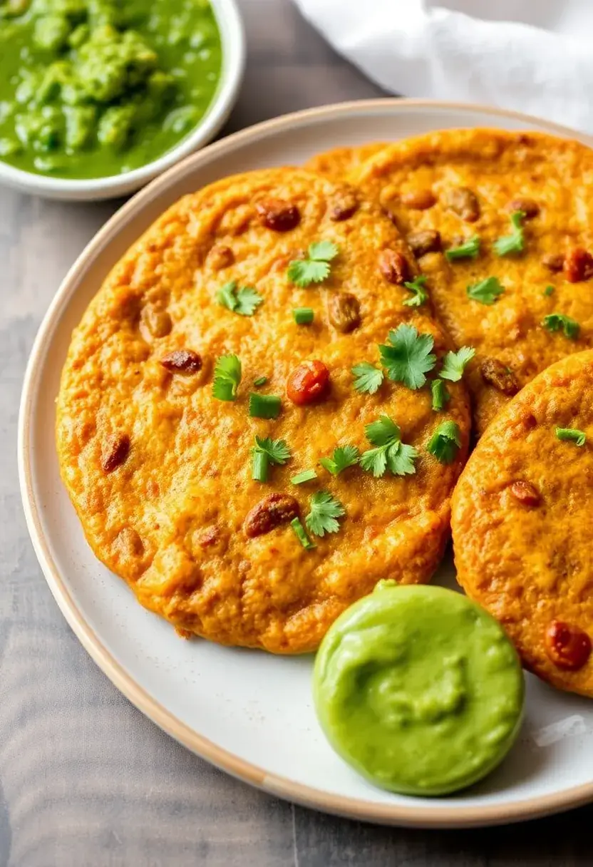 25 No Onion No Garlic Indian Recipes That Still Taste Amazing 17. Moong Dal Chilla Split Yellow Lentil Pancake