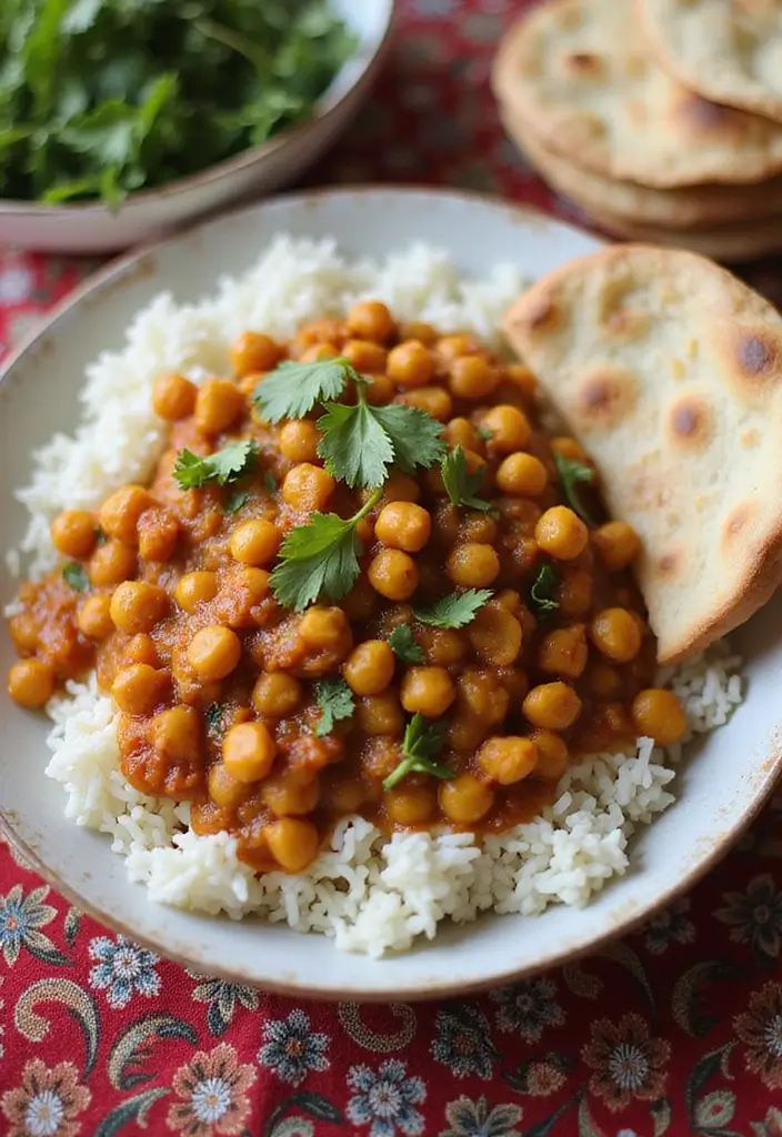 25 No Onion No Garlic Indian Recipes That Still Taste Amazing 2. Chana Masala Spiced Chickpeas