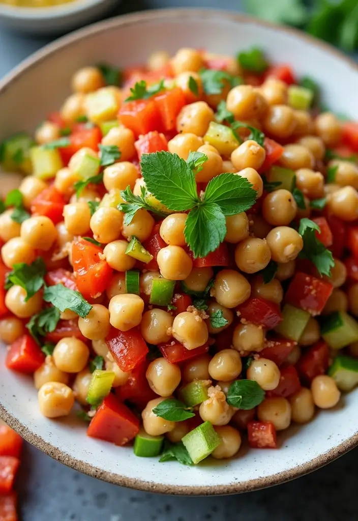 25 Quick Indian Lunch Box Recipes Perfect For Busy Office Days 1 25 Quick Indian Lunch Box Recipes Perfect For Busy Office Days - 1. Chickpea Salad