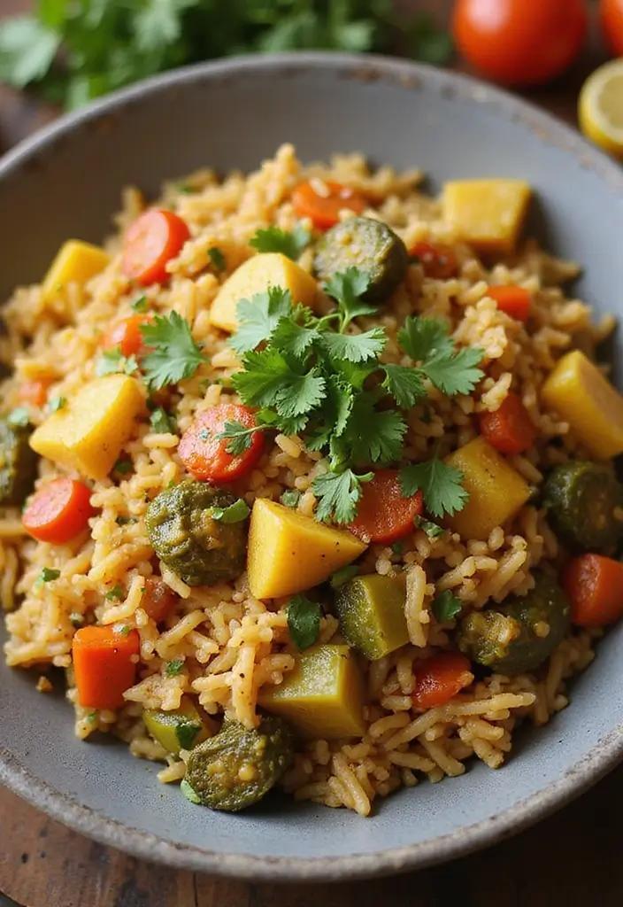 25 Quick Indian Lunch Box Recipes Perfect For Busy Office Days 2 25 Quick Indian Lunch Box Recipes Perfect For Busy Office Days - 2. Vegetable Biryani