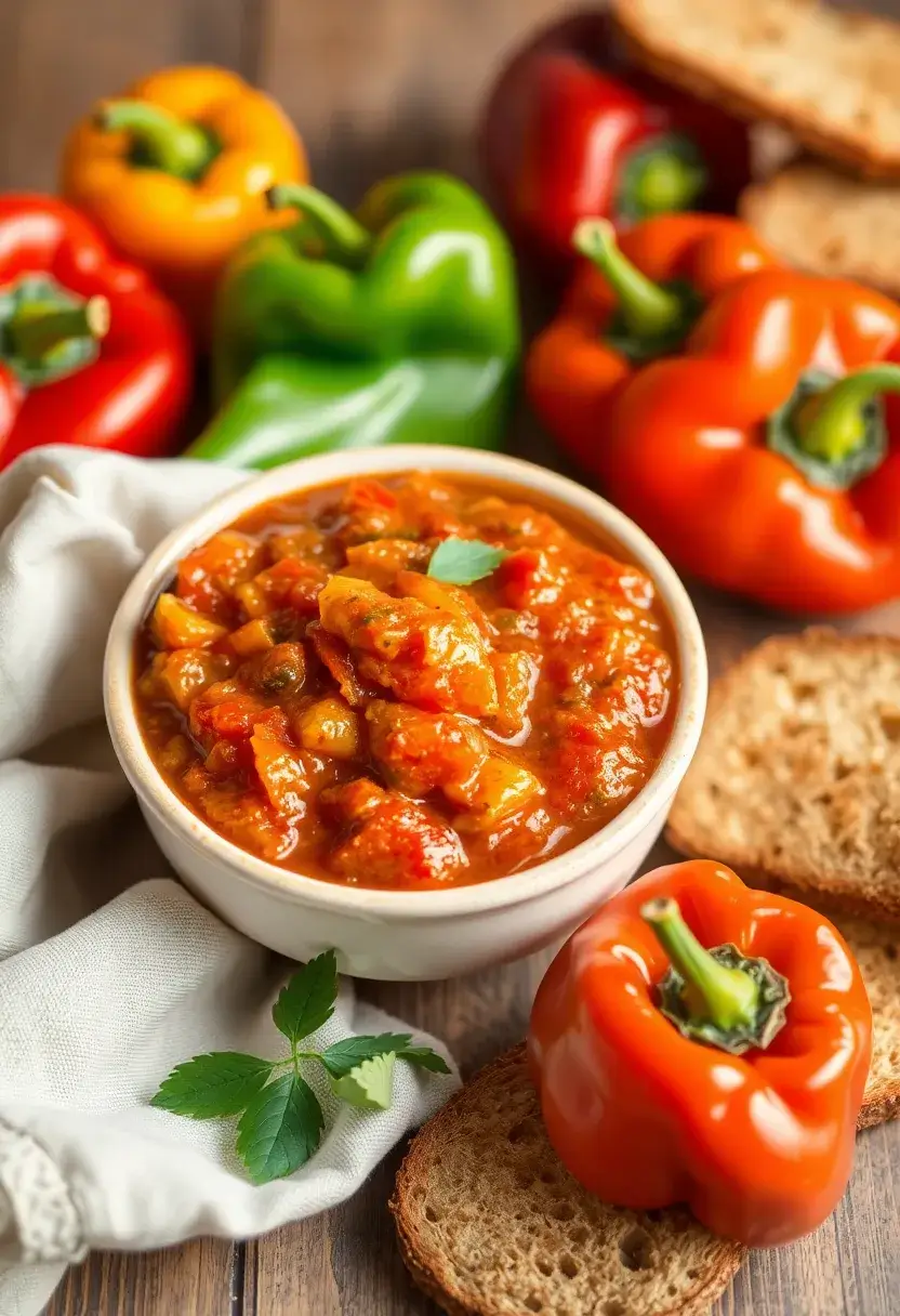 25 South Indian Chutney Recipes To Elevate Any Meal 12 25 South Indian Chutney Recipes To Elevate Any Meal - 12. Roasted Bell Pepper Chutney