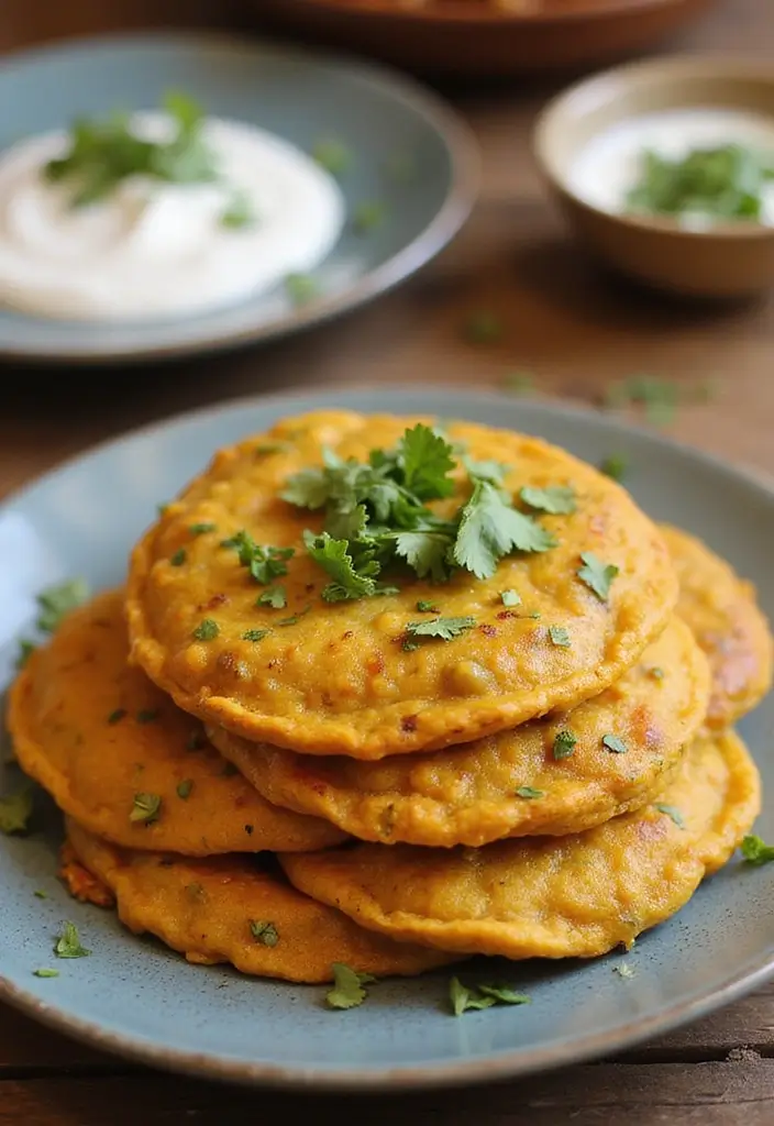 25 Vegetarian Indian Air Fryer Recipes: Guilt-Free Comfort Food 11 25 Vegetarian Indian Air Fryer Recipes: Guilt-Free Comfort Food - 11. Air Fryer Moong Dal Chilla