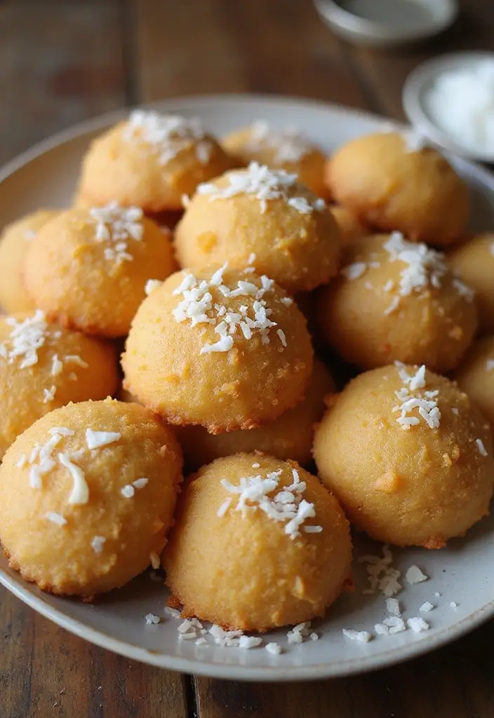 25 Vegetarian Indian Air Fryer Recipes: Guilt-Free Comfort Food 16 25 Vegetarian Indian Air Fryer Recipes: Guilt-Free Comfort Food - 16. Air Fryer Coconut Ladoo