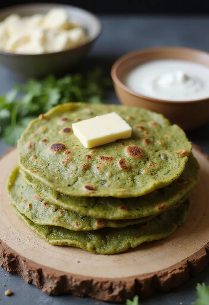 25 Vegetarian Indian Air Fryer Recipes: Guilt-Free Comfort Food 20 25 Vegetarian Indian Air Fryer Recipes: Guilt-Free Comfort Food - 20. Air Fryer Methi Paratha