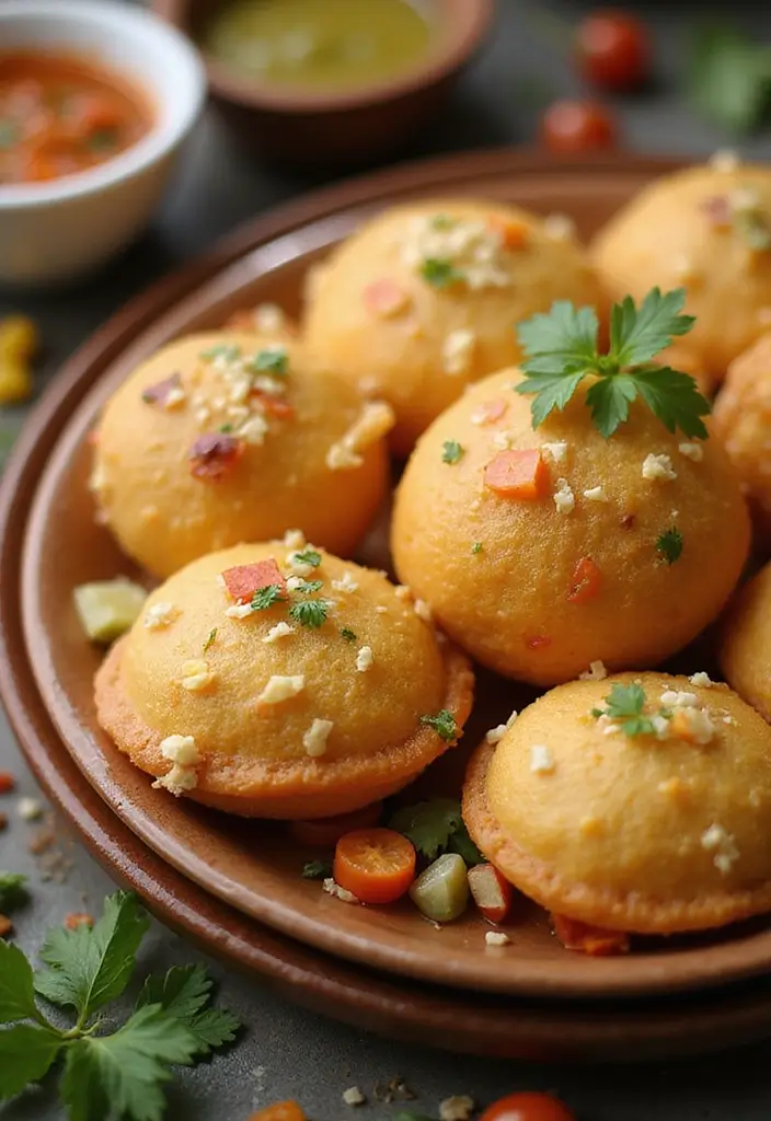 27 Classic Indian Vegetarian Dishes That Never Fail 1 27 Classic Indian Vegetarian Dishes That Never Fail - 1. Pani Puri