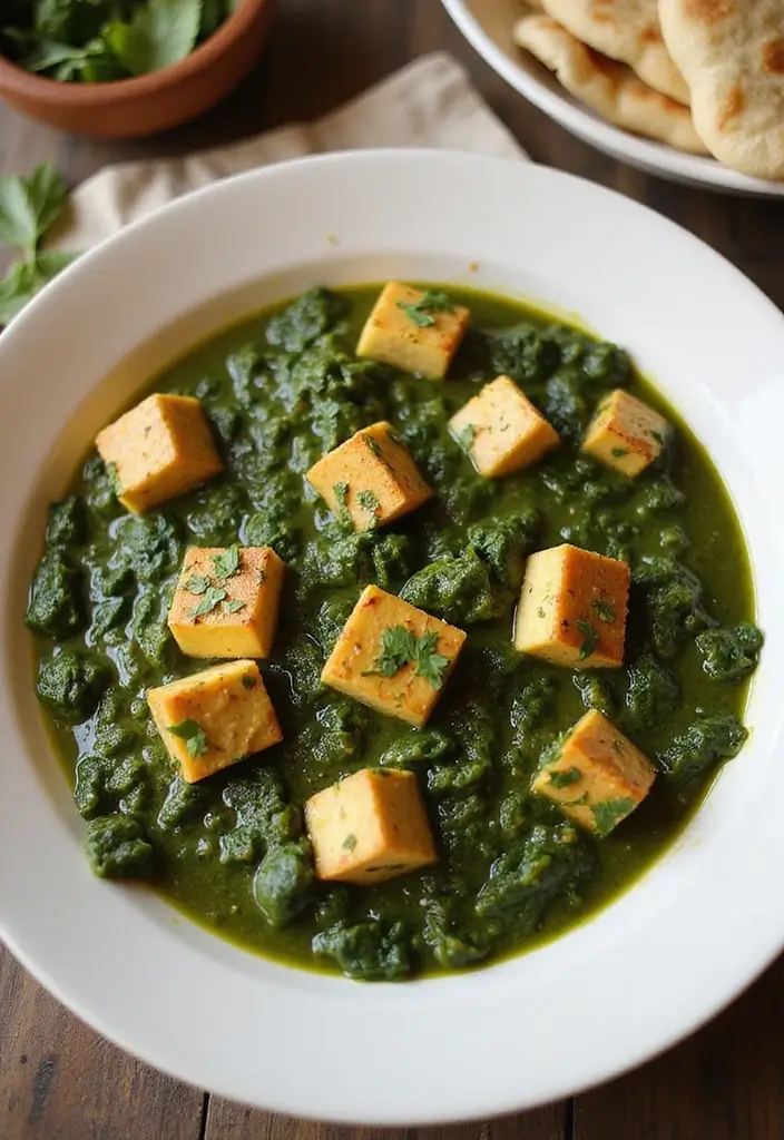 27 Classic Indian Vegetarian Dishes That Never Fail 14 27 Classic Indian Vegetarian Dishes That Never Fail - 14. Saag Paneer