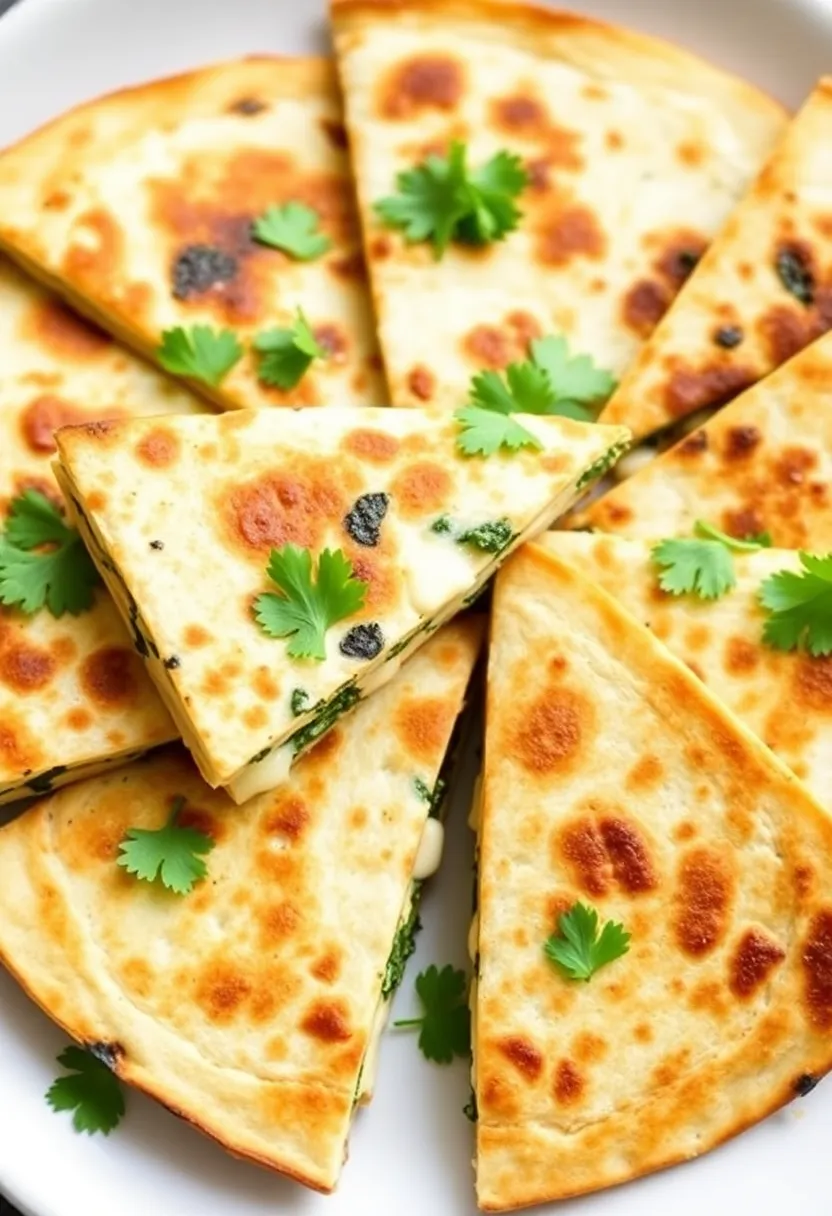 27 Easy Veg Indian Recipes Ready In Minutes 26 27 Easy Veg Indian Recipes Ready In Minutes - 26. Spinach and Cheese Quesadilla