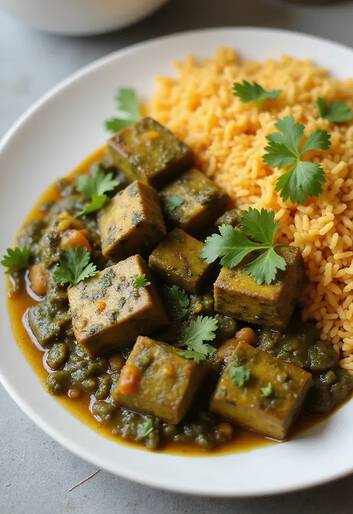 27 Easy Veg Indian Recipes Ready In Minutes 9 27 Easy Veg Indian Recipes Ready In Minutes - 9. Palak Tofu