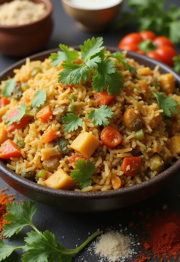 27 Easy Vegetarian Indian Dinner Recipes Healthy And Comforting 1. Vegetable Biryani