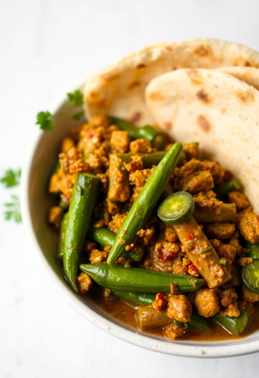 27 Easy Vegetarian Indian Dinner Recipes Healthy And Comforting 24. Bhindi Masala