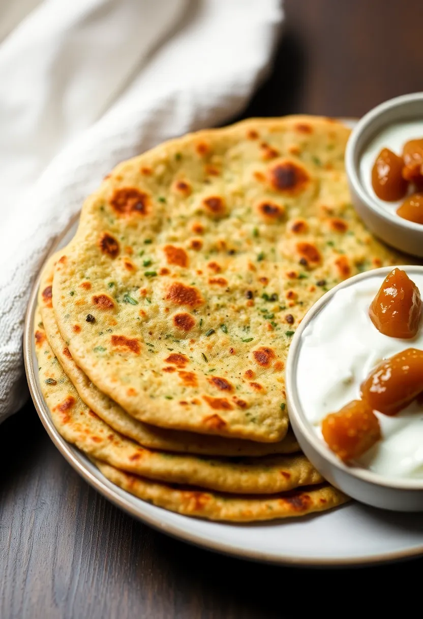 27 Easy Vegetarian Indian Dinner Recipes Healthy And Comforting 25. Methi Thepla