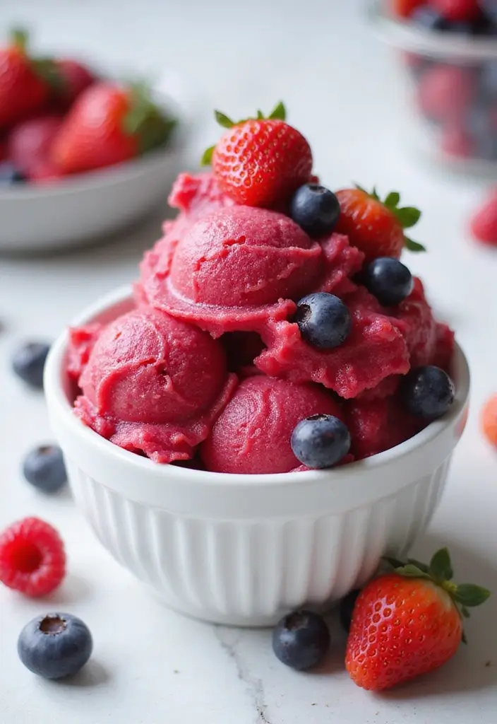 27 Healthy Indian Dessert Recipes That Wont Ruin Your Diet 16. Mixed Berry Sorbet