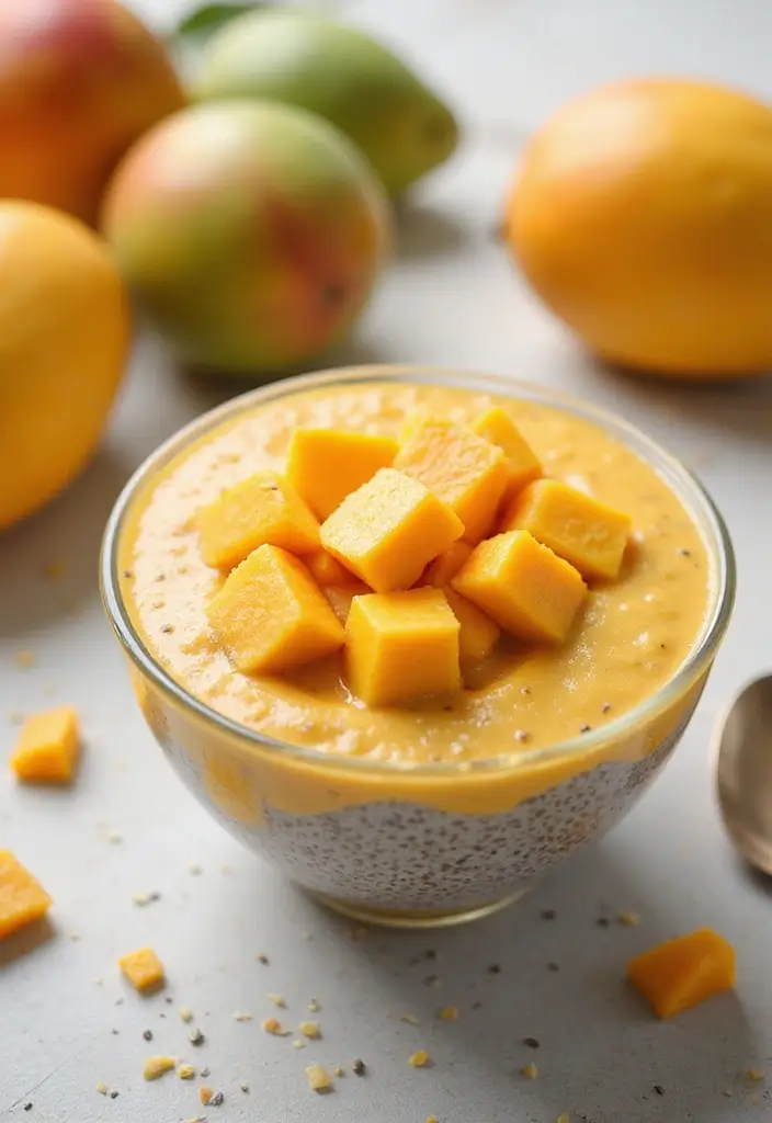 27 Healthy Indian Dessert Recipes That Wont Ruin Your Diet 2. Mango Chia Pudding