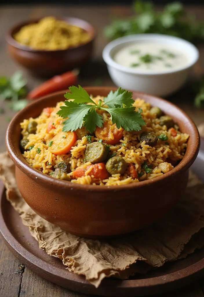 27 Healthy Indian Veg Lunch Recipes That Actually Taste Good 1 27 Healthy Indian Veg Lunch Recipes That Actually Taste Good - 1. Vegetable Biryani