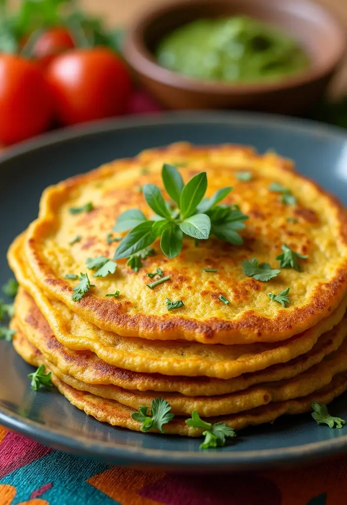 27 Healthy Indian Veg Lunch Recipes That Actually Taste Good 21 27 Healthy Indian Veg Lunch Recipes That Actually Taste Good - 21. Mung Dal Pancakes