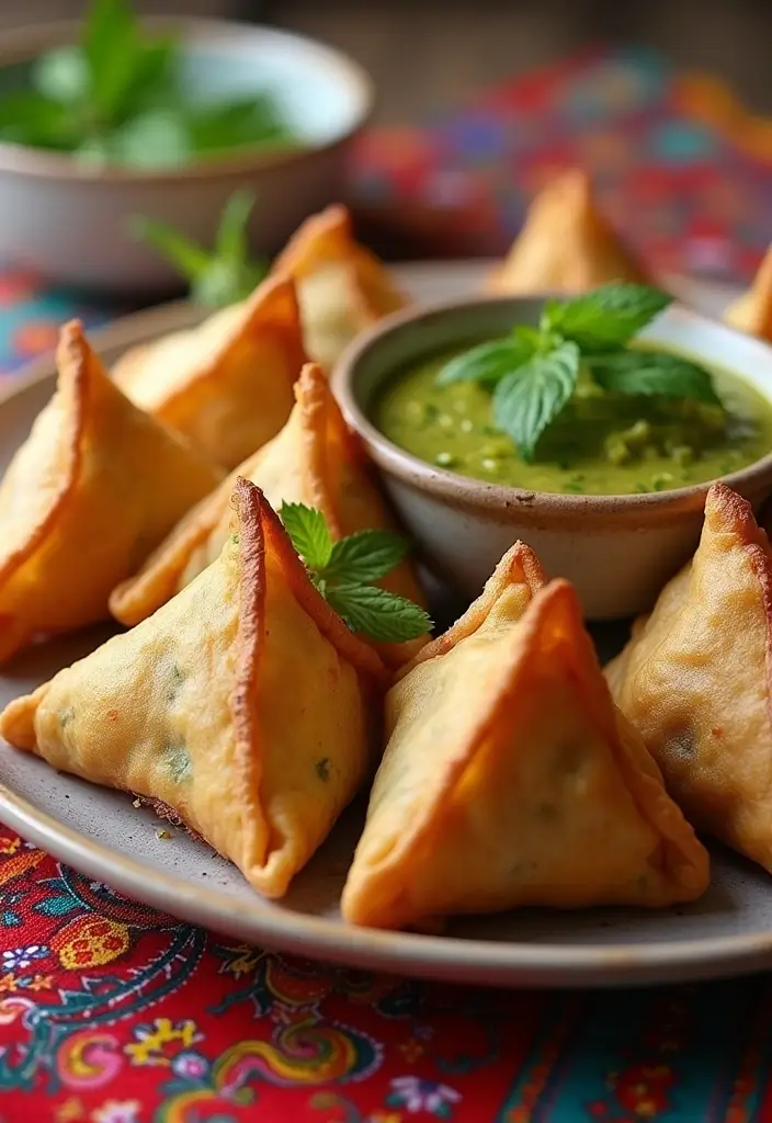 27 Healthy Indian Veg Lunch Recipes That Actually Taste Good 24 27 Healthy Indian Veg Lunch Recipes That Actually Taste Good - 24. Vegetable Samosas