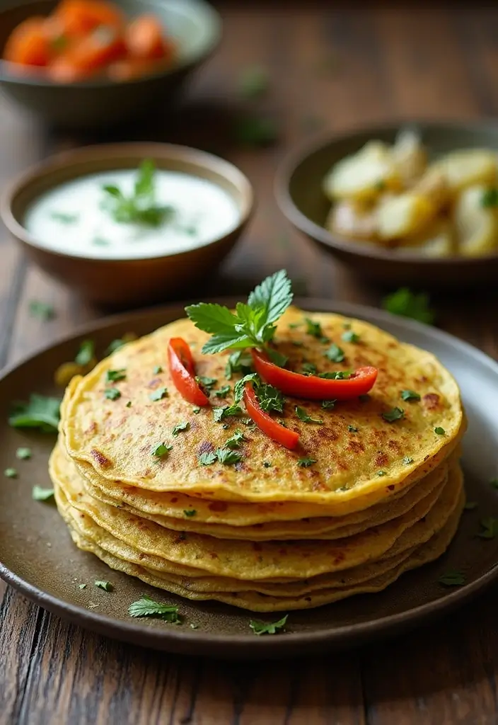 27 Iconic Indian Street Snack Recipes Everyone Loves 26 27 Iconic Indian Street Snack Recipes Everyone Loves - 26. Methi Thepla