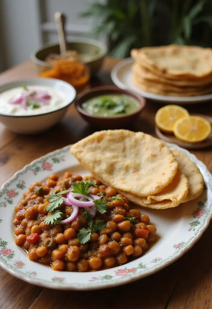 27 Iconic Indian Street Snack Recipes Everyone Loves 7 27 Iconic Indian Street Snack Recipes Everyone Loves - 7. Chole Bhature