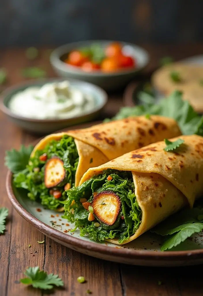 27 Indian Tiffin Recipes To Make Busy Mornings Easier 4 27 Indian Tiffin Recipes To Make Busy Mornings Easier - 4. Palak Paneer Wrap
