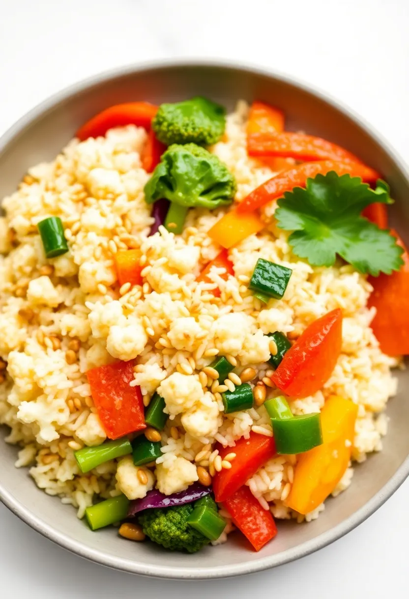 27 Indian Vegetarian Lunch Recipes Perfect For Work Or Home 17 27 Indian Vegetarian Lunch Recipes Perfect For Work Or Home - 17. Cauliflower Rice Stir-Fry