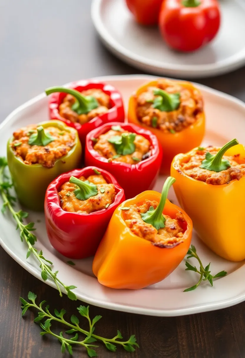 27 Indian Vegetarian Lunch Recipes Perfect For Work Or Home 19 27 Indian Vegetarian Lunch Recipes Perfect For Work Or Home - 19. Stuffed Bell Peppers