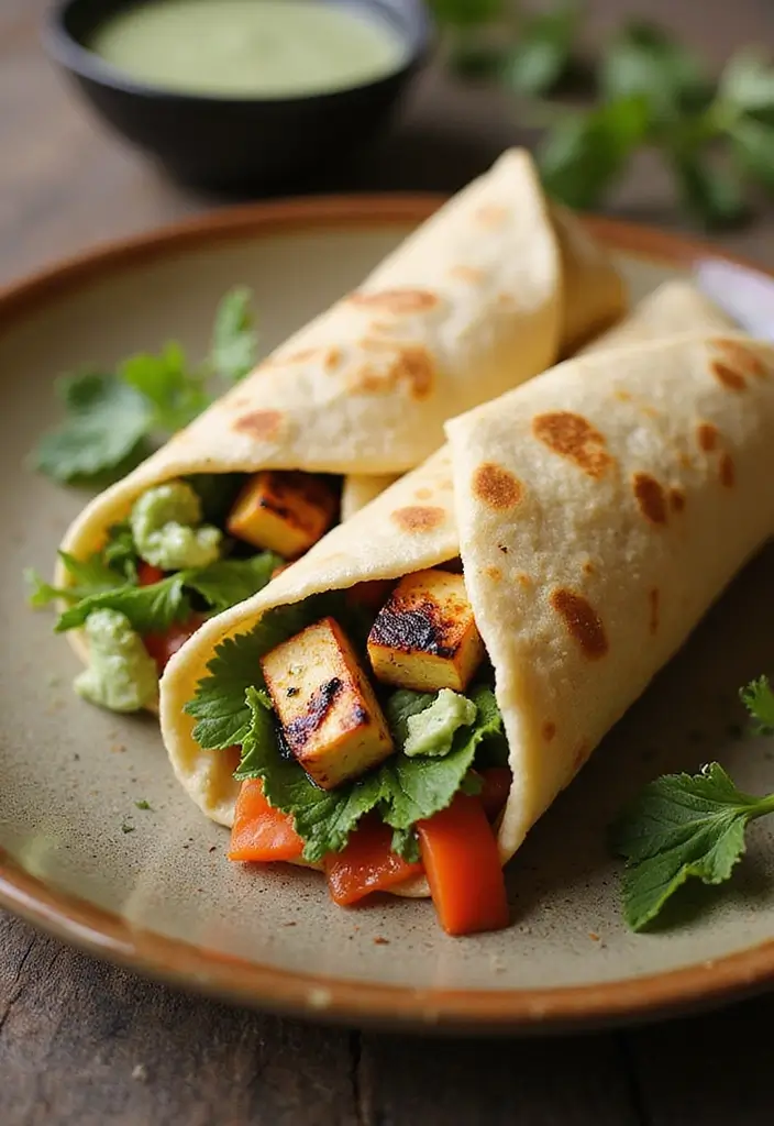 27 Indian Vegetarian Lunch Recipes Perfect For Work Or Home 2 27 Indian Vegetarian Lunch Recipes Perfect For Work Or Home - 2. Paneer Tikka Wrap