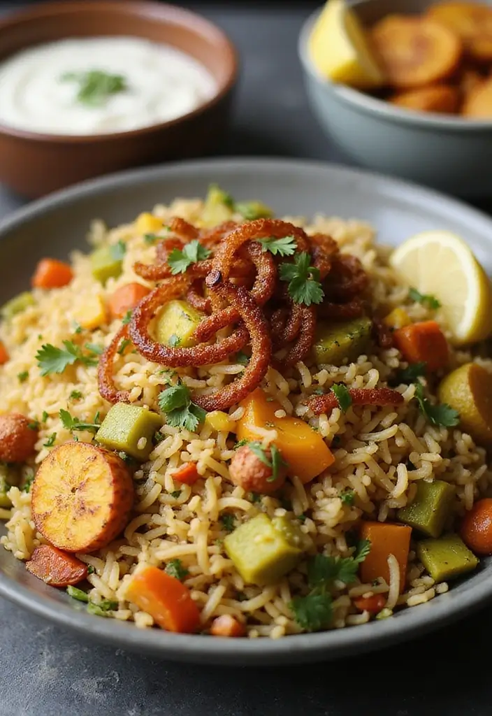 27 Indian Vegetarian Lunch Recipes Perfect For Work Or Home 3 27 Indian Vegetarian Lunch Recipes Perfect For Work Or Home - 3. Vegetable Biryani