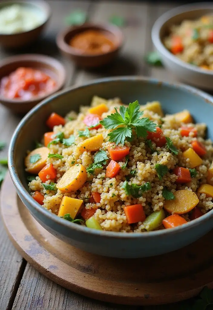 27 Indian Vegetarian Lunch Recipes Perfect For Work Or Home 6 27 Indian Vegetarian Lunch Recipes Perfect For Work Or Home - 6. Quinoa Pulao