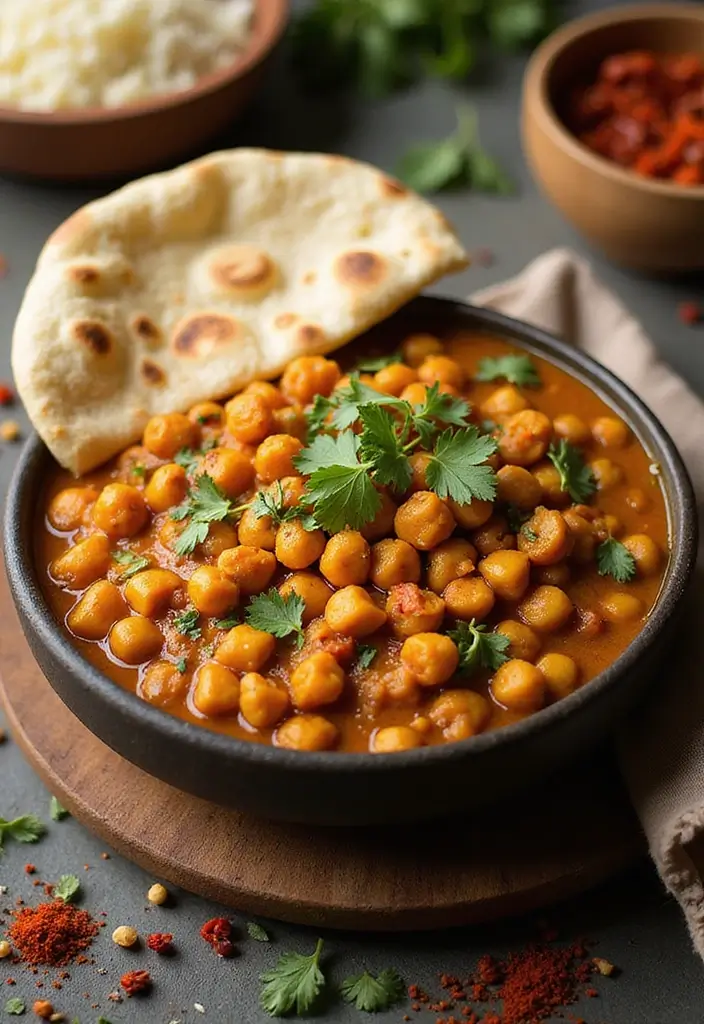 27 Indian Vegetarian Lunch Recipes Perfect For Work Or Home 8 27 Indian Vegetarian Lunch Recipes Perfect For Work Or Home - 8. Chole (Chickpea Curry)