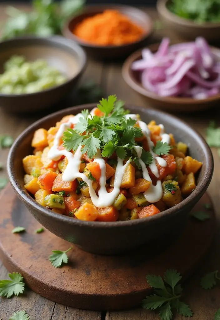 27 No Cook Indian Recipes Without Fire For Kids And Parties 1 27 No Cook Indian Recipes Without Fire For Kids And Parties - 1. Chaat with Veggies and Yogurt